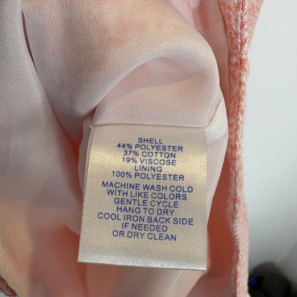 Southern Tide - Sleeveless Shift Dress Scalloped Hem-Shell Pink-Size 8-NWT - Picture 7 of 8